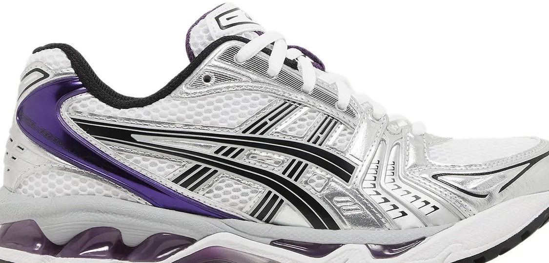 Dark 14 Grape Gel-Kayano White W ASICS 0701
